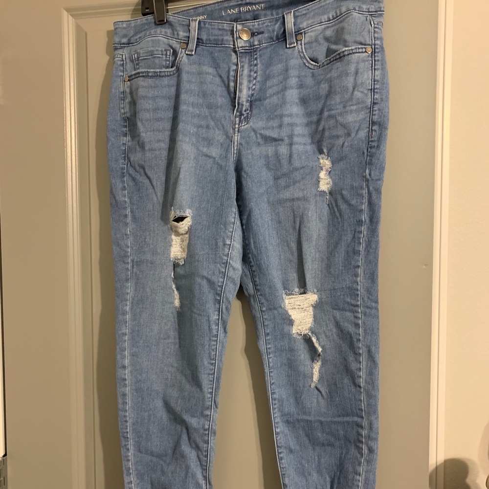 mid rise ankle jeans